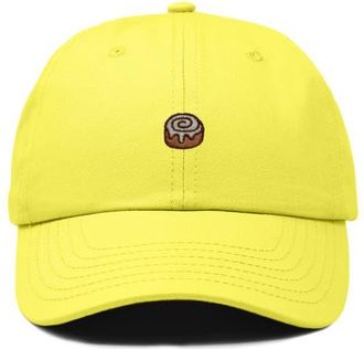 Dalix Cinnamon Roll Dad Cap in Yellow at Nordstrom