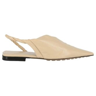 Bottega Veneta Leather Ballerina Shoes