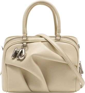Marc Jacobs Small Bauletto Handtas - Dames - Handtassen - Wit - ONE Size - Leer - Tassen