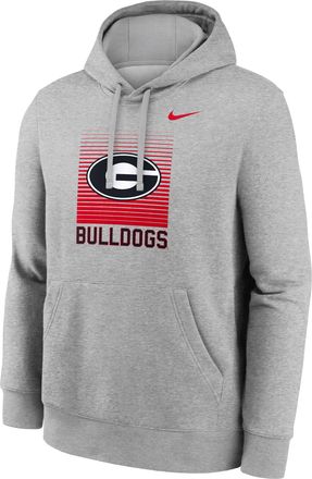 Nike Georgia Primetime Nike Mens College Pullover Hoodie in Grey | NKDK06GGBN-JM7