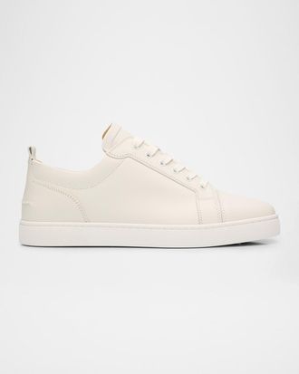 Christian Louboutin Men & apos;s Louis Junior Leather Low-Top Sneakers