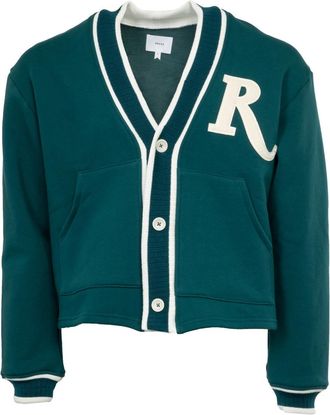 Rhude Teal Fibres Womens Cardigan