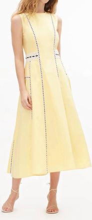 Tanya Taylor Sloane Dress In Lemon