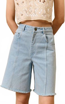 Louise Misha Sidonie Bermuda Short In Denim