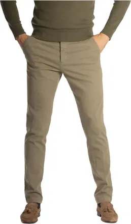 Zilton Broeken, Heren, Groen, W29 L34, Chinos