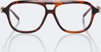 Gucci Horsebit navigator glasses