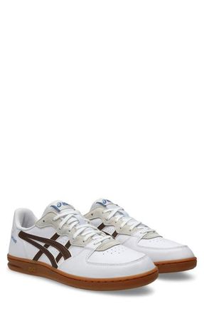 Asics Gender Inclusive Skyhand OG Sneaker in White/Mahogany at Nordstrom, Size 10.5