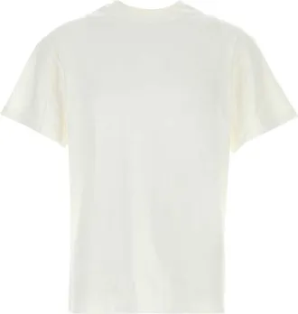 Jil Sander Off White Solid T-Shirts