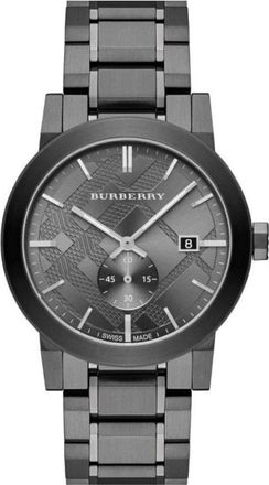 Burberry Bu 9902 Grey Chronograph Mens Watch - Heren - Horloges - Grijs - ONE Size - Accessoires