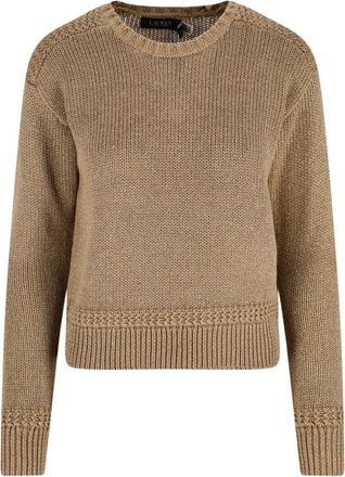 Lauren Ralph Lauren Sweater met ronde hals - Beige