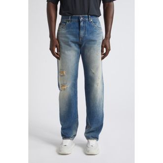 Dolce & Gabbana Slim Fit Jeans in Variante Abbinata at Nordstrom, Size 54