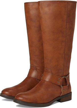 Frye and Co. Kellie Harness Wide Calf Cowboy Womens Boots Cognac : 7.5 M