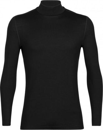 Icebreaker 260 Tech L/S Turtleneck Merinounterwäsche für Herren | schwarz