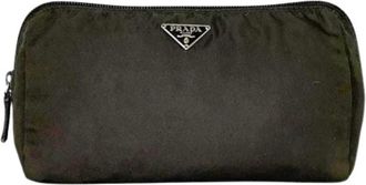 Prada Pre-owned Pouch - Dames - Vintage Accessoires - Zwart - ONE Size - Nylon - Vintage