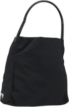 Prada Pre-owned Handbags, female, Black, Size: ONE SIZE Pre-owned Vintage Hand Bag