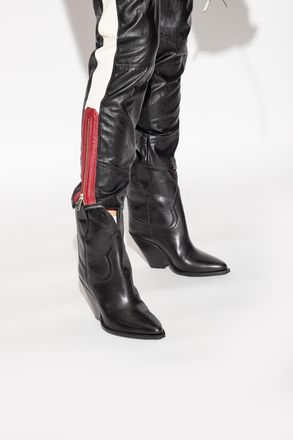 Isabel Marant Leyane Heeled Ankle Boots, Womens, Black