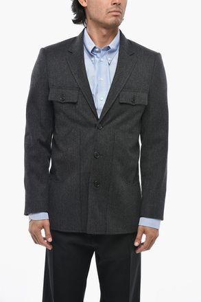 Dsquared2 MAGLIANO Blazer in Lana Vergine con Martingala Posteriore Dsquared2
