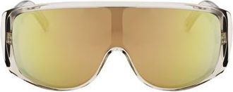 Maison Margiela 69mm Mask Sunglasses in Ivory at Nordstrom