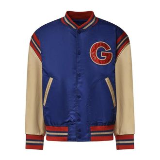 Golden Goose Jassen, Heren, Blauw, M, Bomber Jassen