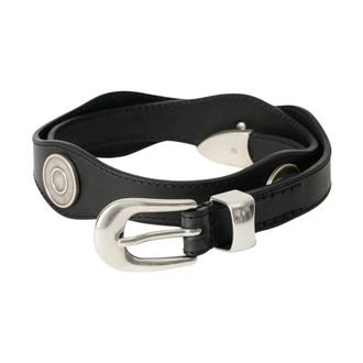 Our Legacy unisex, Accessoires, Zwart, Maat: 70 CM Leer