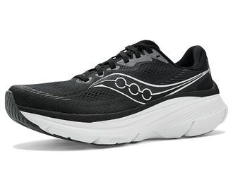 Saucony Guide 19 Womens Shoes Black/Silver : 10.5 EE - Extra Wide, Textile
