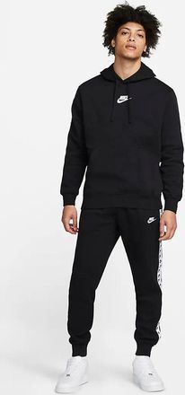 Nike Mens Nike Tape Hooded Black Tracksuit - Size: 38