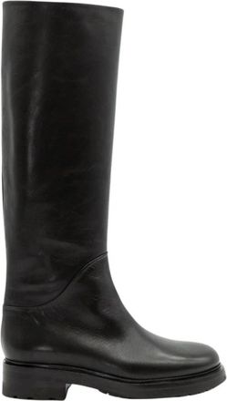 Strategia Talconero Overknee Laarzen - Dames - Hoge Laarzen - Zwart - 36 EU - Leer - Schoenen