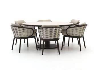 Apple Bee Pine Key/Melville &oslash; 160cm dining tuinset 7-delig