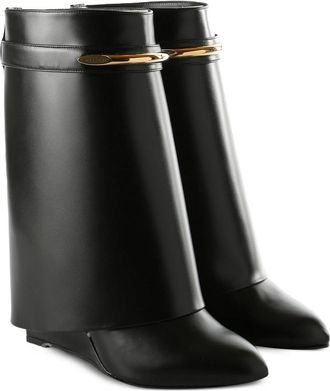 Givenchy Strap-detail Leather Boots