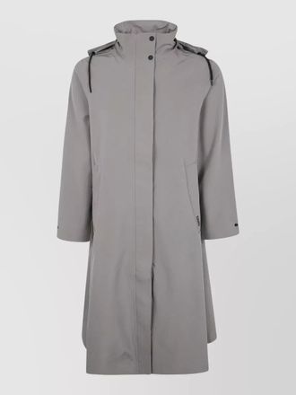 Rains suva vision hooded softshell long trench