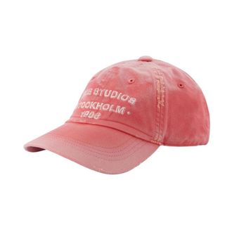 Acne Studios Caps, unisex, Red, Size: ONE SIZE Cuddy Sunkissed Cap