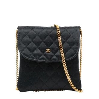 Chanel Pre-owned Mini Bags, female, Black, Size: ONE SIZE Pre-owned Mini Pouch Shoulder Bag