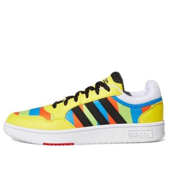 adidas Hoops 3.0 Ses Yellow Blue Green GX3705