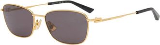 Bottega Veneta Mens Black Square Sunglasses BV1300S 001