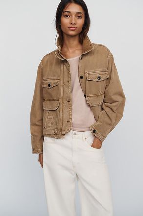 Citizens Of Humanity 100% Cotton Funnel-Neck Barn Jacket