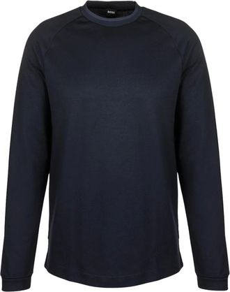 HUGO BOSS Hombre, Sudaderas, Azul, Talla: XL