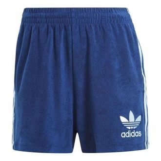 adidas (WMNS) adidas Terry Shorts Asia Sizing Navy Blue IR7472