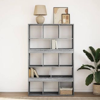 Berkfield Home Classic Bookcase Grey Sonoma 100x33x156.5 cm Engineered Wood