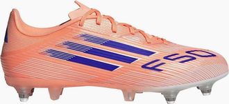 adidas Mens F50 League Soft Ground Lace Up Sneakers - Orange - Size: 11.5
