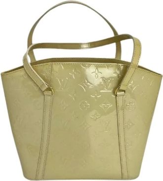 Louis Vuitton Pre-owned Handbags, female, White, Size: ONE SIZE Pre-owned Avalon MM Vernis Handbag