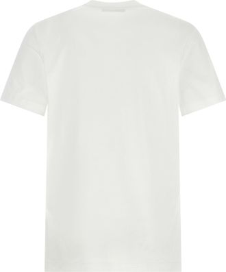 Versace Logo-Printed Cotton T-Shirt - White