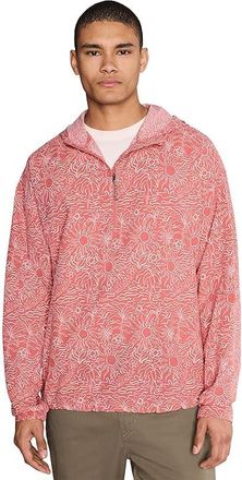 Royal Robbins Salathe Sun Hoodie Long Sleeve Mens Clothing Dusty Cedar Solar Print : 2XL, Polyester