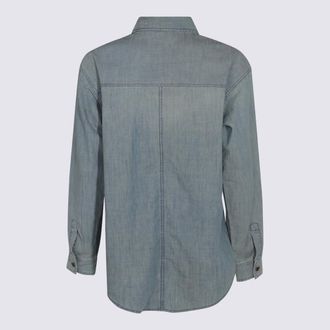 Isabel Marant Womens Shirts Blue _100 % Co