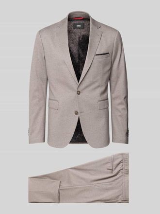 Cinque Regular Fit Anzug mit Viskose-Anteil Modell Ponza in Mittelbraun, Gr&ouml;&szlig;e 102