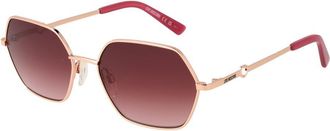 Love Moschino Octagon Zonnebril Hartdetail