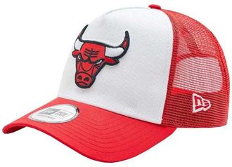 New Era New Era Heren Chicago Bulls Trucker Cap (Wit/rood)