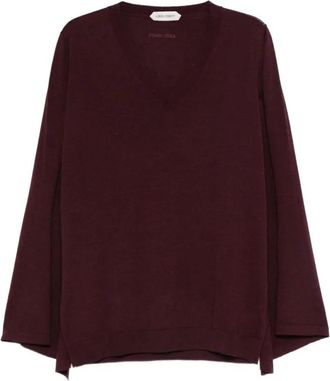 Alberta Ferretti Trui van puur kasjmier - Dames - Cashmere truien - Bruin - S - Kasjmier - Truien & Vesten
