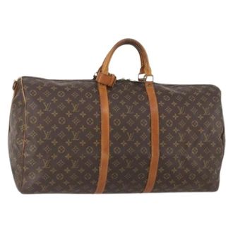 Louis Vuitton Pre-owned Weekend Bags, unisex, Brown, Size: ONE SIZE Pre-owned Keepall 60 Boston Bag