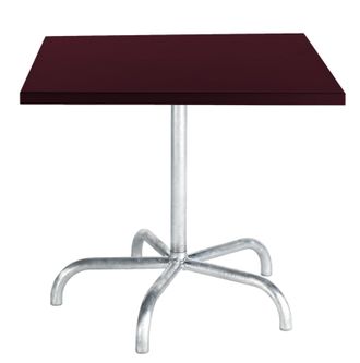 Schubiger M&ouml;bel Metalltisch S&auml;ntis Quadratisch