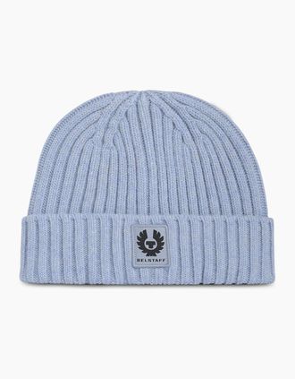 Belstaff Mens Watch Beanie Hat Blue - Size: OS